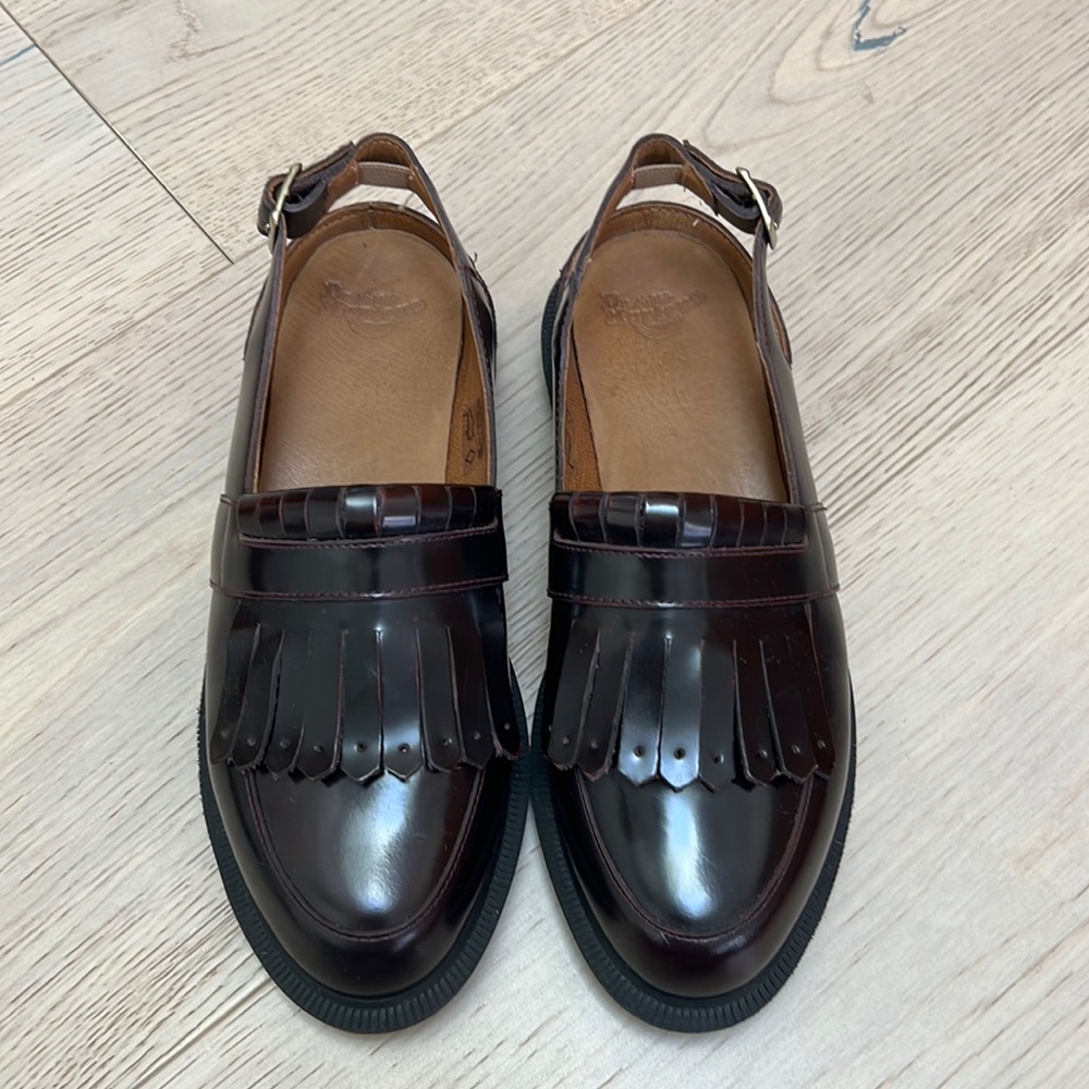 Dr. Martens Women's Valentine Sling Back -Cherry Red